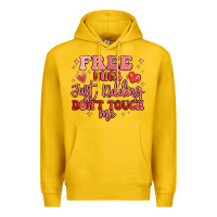 Free Hugs Just Kidding Don't Touch Me Premium Hoodie | Teevron