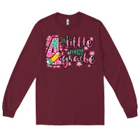Burgundy little miss 4th grade Long Sleeve Tee - Zillion Design Studio