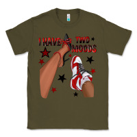 Army Green I Have Two Moods Black and Red Sneakers Afro Girl Classic Tee - texasbilliewilder