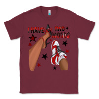 Burgundy I Have Two Moods Black and Red Sneakers Afro Girl Classic Tee - texasbilliewilder