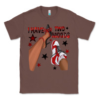 Chestnut I Have Two Moods Black and Red Sneakers Afro Girl Classic Tee - texasbilliewilder