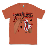 Copper I Have Two Moods Black and Red Sneakers Afro Girl Classic Tee - texasbilliewilder