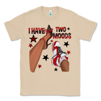 Mushroom I Have Two Moods Black and Red Sneakers Afro Girl Classic Tee - texasbilliewilder