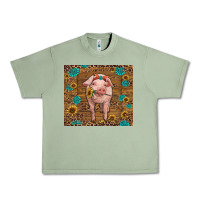 Oil Green baby pig Urban Heavy Tee - RanaPortraitStore