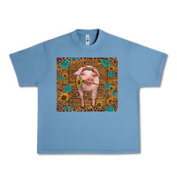 Pebble Blue baby pig Urban Heavy Tee - RanaPortraitStore