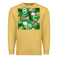 Antique Gold english class seamless pattern Premium Sweatshirt - BundleAndBundleShop