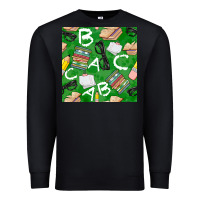 Black english class seamless pattern Premium Sweatshirt - BundleAndBundleShop