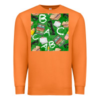 Carrot english class seamless pattern Premium Sweatshirt - BundleAndBundleShop