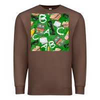 Chestnut english class seamless pattern Premium Sweatshirt - BundleAndBundleShop