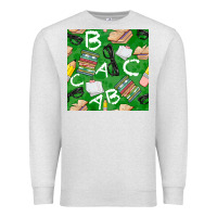 Oatmeal Heather english class seamless pattern Premium Sweatshirt - BundleAndBundleShop