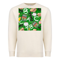Sandshell english class seamless pattern Premium Sweatshirt - BundleAndBundleShop