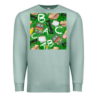 Seafoam english class seamless pattern Premium Sweatshirt - BundleAndBundleShop