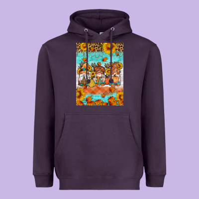 Fall Gnomes Heavyweight Hoodie Designed By Artiststas