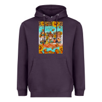 Plum Fall gnomes Heavyweight Hoodie - Artiststas