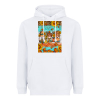 White Fall gnomes Heavyweight Hoodie - Artiststas