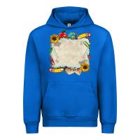 Cobalt school your text here Urban Hoodie - NancyCooperArtShop