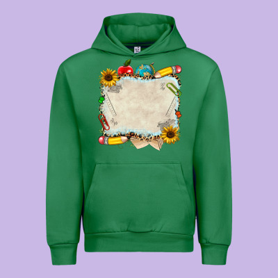School Your Text Here Urban Hoodie Designed By Nancycooperartshop
