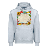 Heather Grey school your text here Urban Hoodie - NancyCooperArtShop