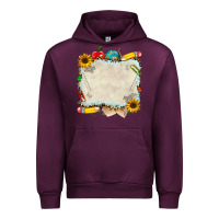Mauve Wine school your text here Urban Hoodie - NancyCooperArtShop