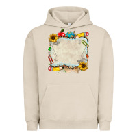 Pigment French Oak school your text here Urban Hoodie - NancyCooperArtShop