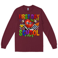 First Day Of School Vibes Long Sleeve Tee | Teevron