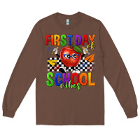 Chestnut first day of school vibes Long Sleeve Tee - texasbilliewilder