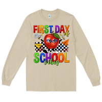 Mushroom first day of school vibes Long Sleeve Tee - texasbilliewilder