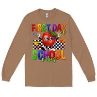 Toasted Coconut first day of school vibes Long Sleeve Tee - texasbilliewilder