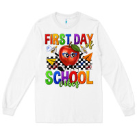 White first day of school vibes Long Sleeve Tee - texasbilliewilder