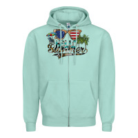 Seafoam hello summer Zipper Hoodie - SublimationCraftShop