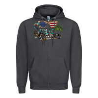 Smoke hello summer Zipper Hoodie - SublimationCraftShop