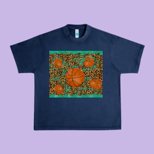 Basketball Urban Heavy Tee Designed By Ranaportraitstore