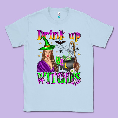 Drink Up Witches Classic Tee Designed By Zillion Design Studio