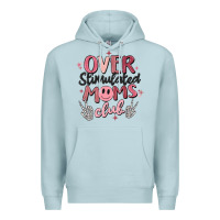 Blue Mist over stimulated moms club Premium Hoodie - MaliasSmallBusiness