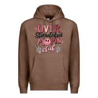 Chestnut over stimulated moms club Premium Hoodie - MaliasSmallBusiness