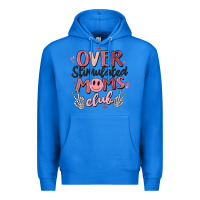 True Royal over stimulated moms club Premium Hoodie - MaliasSmallBusiness
