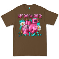 Cacao Breast Cancer my Goddaughter is a fighter Premium Tee - Artiststas