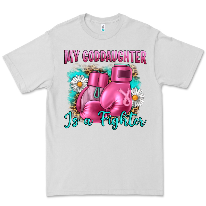 Breast Cancer My Goddaughter Is A Fighter Premium Tee by Artiststas | Teevron
