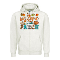 Welcome To Our Patch Zipper Hoodie | Teevron