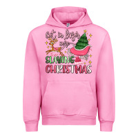 Fuchsia Pink get in loser we're slaying christmas Urban Hoodie - MaliasSmallBusiness