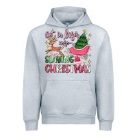 Heather Grey get in loser we're slaying christmas Urban Hoodie - MaliasSmallBusiness