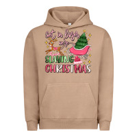 Pigment Burro get in loser we're slaying christmas Urban Hoodie - MaliasSmallBusiness