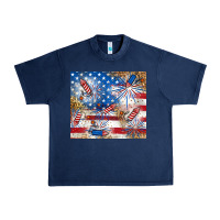 Navy American Urban Heavy Tee - RanaPortraitStore