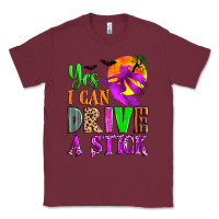 Burgundy yes i can drive a stick Classic Tee - Zillion Design Studio