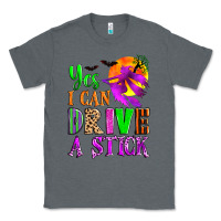 Charcoal Heather yes i can drive a stick Classic Tee - Zillion Design Studio