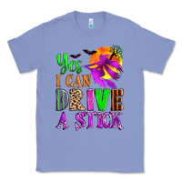 Colony Blue yes i can drive a stick Classic Tee - Zillion Design Studio