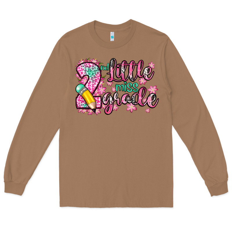 Little Miss 2nd Grade Long Sleeve Tee by Zillion Design Studio | Teevron