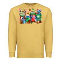 Antique Gold christmas stitch coffee Premium Sweatshirt - Jasminsmagicworld