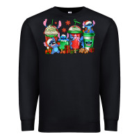 Black christmas stitch coffee Premium Sweatshirt - Jasminsmagicworld