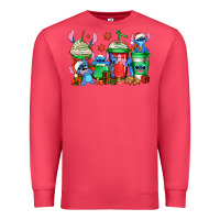 Cardinal christmas stitch coffee Premium Sweatshirt - Jasminsmagicworld